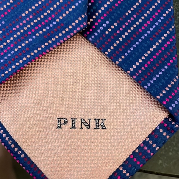 PINK men’s tie - Picture 4 of 4